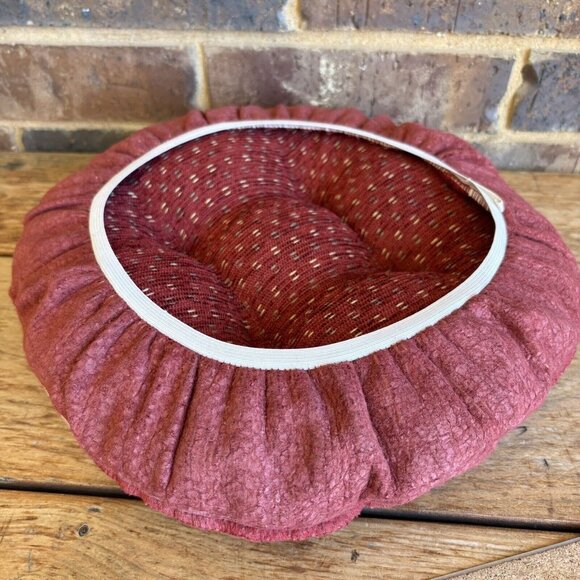 Klear Vu Raindrops The Gripper Non-Slip Tufted Cushion Round Barstool Cover - Picture 5 of 8